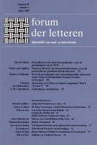 Forum der Letteren. Jaargang 1989,  [tijdschrift] Forum der Letteren
