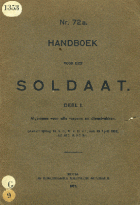 Handboek voor den soldaat (KMA Breda), Anoniem Handboek voor den soldaat