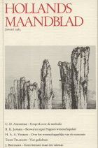 Hollands Maandblad. Jaargang 1983 (422-433),  [tijdschrift] Hollands Maandblad