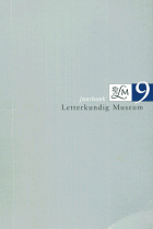 Jaarboek Letterkundig Museum 9,  [tijdschrift] Jaarboek Letterkundig Museum