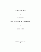 Jaarboek der Maatschappij tot Nut van 't Algemeen voor 1865-1866,  [tijdschrift] Jaarboek der Maatschappij tot Nut van 't Algemeen