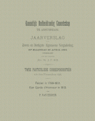 Jaarverslag van het Koninklijk Oudheidkundig Genootschap 37,  [tijdschrift] Jaarverslag van het Koninklijk Oudheidkundig Genootschap 1859-1900