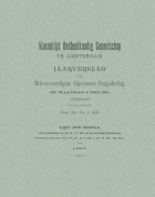 Jaarverslag van het Koninklijk Oudheidkundig Genootschap 43,  [tijdschrift] Jaarverslag van het Koninkijk Oudheidkundig Genootschap 1901-2000