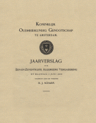 Jaarverslag van het Koninklijk Oudheidkundig Genootschap 71,  [tijdschrift] Jaarverslag van het Koninkijk Oudheidkundig Genootschap 1901-2000