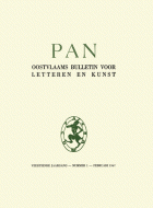 Pan. Oostvlaams Bulletin voor Letteren en Kunst. Jaargang 14,  [tijdschrift] Pan