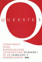 Queeste. Tijdschrift over middeleeuwse letterkunde in de Nederlanden. Jaargang 1996,  [tijdschrift] Queeste
