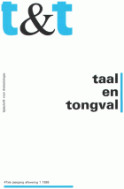 Taal en Tongval. Jaargang 47,  [tijdschrift] Taal en Tongval
