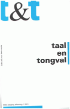 Taal en Tongval. Jaargang 53,  [tijdschrift] Taal en Tongval