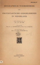 Biographisch woordenboek van protestantsche godgeleerden in Nederland. Deel 6, Jan Pieter de Bie, Johannes Lindeboom, D. Nauta