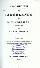 Geschiedenis des vaderlands. Deel 3, Willem Bilderdijk