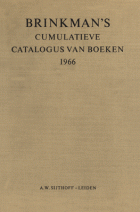 Brinkman's cumulatieve catalogus van boeken 1966, Carel Leonard Brinkman