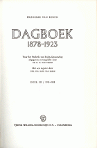 Dagboek 1878-1923. Deel 3: 1911-1918, Frederik van Eeden