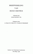 Briefwisseling van Hugo Grotius. Deel 15, Hugo de Groot