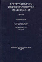 Repertorium van geschiedschrijvers in Nederland 1500-1800, Eco Haitsma Mulier, Anton van der Lem
