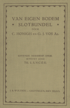 Van eigen bodem, C. Honigh, Gerrit Jan Vos Az.