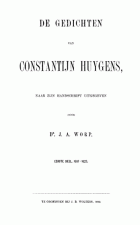 Gedichten. Deel 1: 1607-1623, Constantijn Huygens