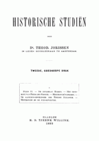 Historische studiën (6 delen in 3 banden), T.T.H. Jorissen