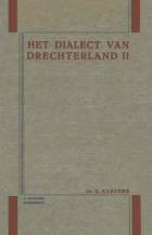 Het dialect van Drechterland II, G. Karsten