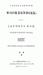 Vaderlandsch woordenboek. Deel 14, Jacobus Kok