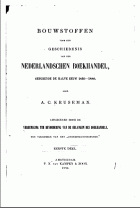 Bouwstoffen voor een geschiedenis van den Nederlandschen boekhandel gedurende de halve eeuw 1830-1880. Deel 1, Arie Cornelis Kruseman
