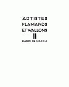 Artistes Flamands et Wallons, Mario de Marchi