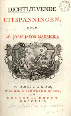 Dichtlievende uitspanningen, Jan Jacob Mauricius