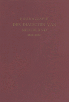 Bibliografie der dialecten van Nederland 1800-1950, P.J. Meertens, B. Wander