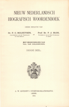 Nieuw Nederlandsch biografisch woordenboek. Deel 3, P.J. Blok, P.C. Molhuysen
