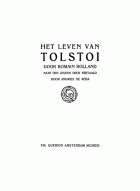 Het leven van Tolstoi, Romain Rolland