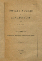 Sociale nooden en Zondagsrust, S. Ulfers